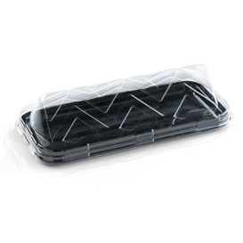 Plato Plastico Rigido Transparente Cristal de 18 cm (108 Uds)