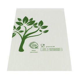 Flachbeutel Markt Home Compost “Be Eco!” 16x24cm (100 Stück)