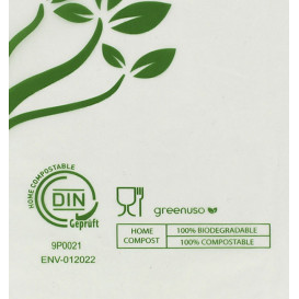 Flachbeutel Markt Home Compost “Be Eco!” 16x24cm (5.000 Stück)