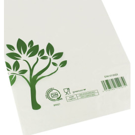 Plastiktüten mit Griffloch Home Compost “Be Eco!” 20x33cm (100 Stück)