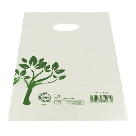 Plastiktüten mit Griffloch Home Compost “Be Eco!” 20x33cm (3.000 Stück)