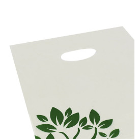 Plastiktüten mit Griffloch Home Compost “Be Eco!” 20x33cm (3.000 Stück)