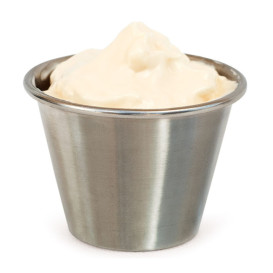 Soßenbecher aus Edelstahl 120ml (12 Stück)