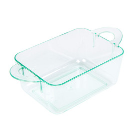 Plastikschale mit Griffen Water Green 9,6x5x3,5 cm (24 Stück)