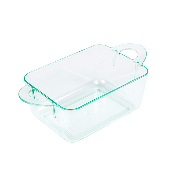 Plastikschale mit Griffen Water Green 9,6x5x3,5 cm (576 Stück) Plastikschale mit Griffen Water Green 9,6x5x3,5 cm (576 Stück)