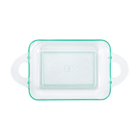 Plastikschale mit Griffen Water Green 9,6x5x3,5 cm (576 Stück)