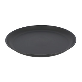 Wiederverwendbare Plastikteller PP Mineral Anthrazit Ø18cm (54 Stück)