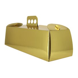 Pappkarton Gold 12x38,5x10,5 cm (50 Stück)