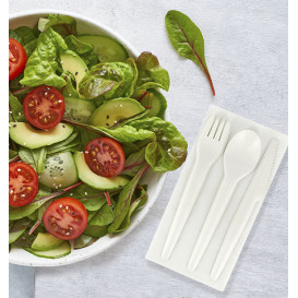 Kleiner Löffel Weiß 13cm (50 Stück)
