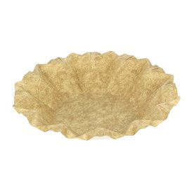 Pappteller Tiefe Kraft “Flower” Ø16cm 245g/m² (50 Stück)