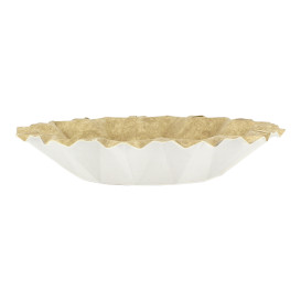 Pappteller Tiefe Kraft “Flower” Ø16cm 245g/m² (800 Stück)