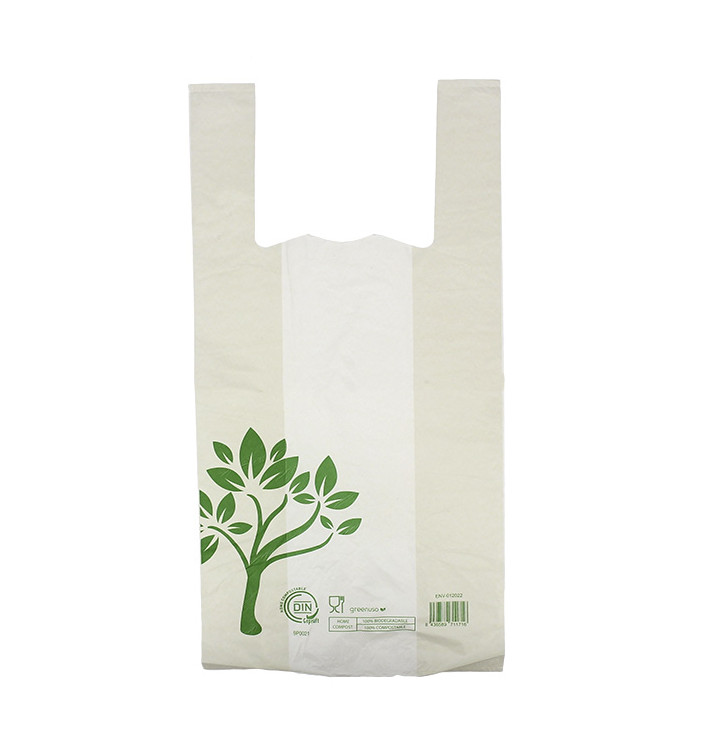Hemdchenbeutel Home Compost “Be Eco!” 35x45cm (1.000 Stück) Hemdchenbeutel Home Compost “Be Eco!” 35x45cm (1.000 Stück)