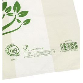 Hemdchenbeutel Home Compost “Be Eco!” 50x60cm (100 Stück)