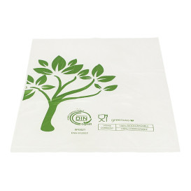 Flachbeutel Markt Home Compost “Be Eco!” 23x30,5cm (100 Stück)