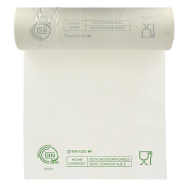 Rolle mit Flachbeutel Markt Home Compost “Classic” 30x40cm (500 Stück)