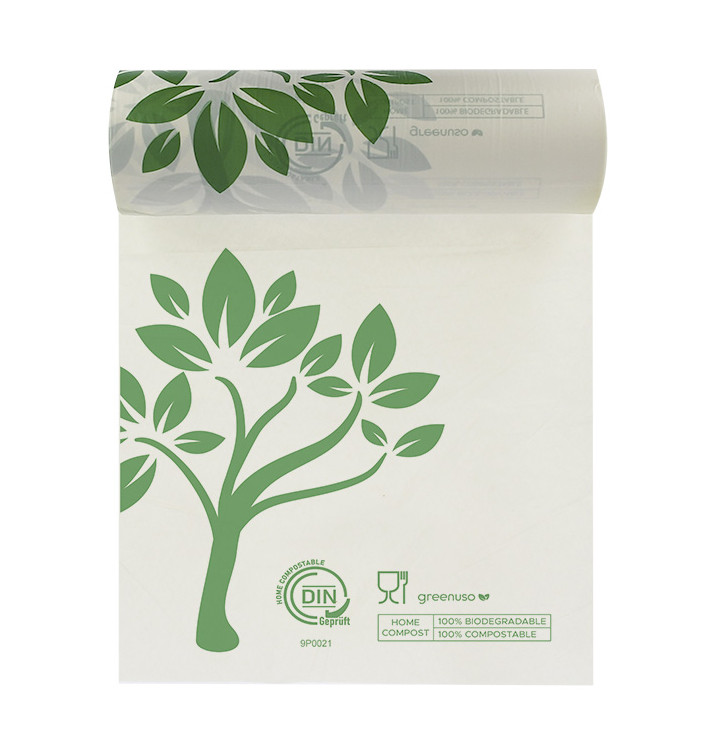 Rolle mit Flachbeutel Markt Home Compost “Be Eco!” 25x37cm (3.000 Stück) Rolle mit Flachbeutel Markt Home Compost “Be Eco!” 25x37cm (3.000 Stück)