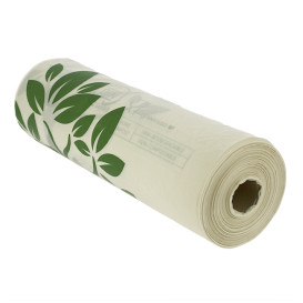 Rolle mit Flachbeutel Markt Home Compost “Be Eco!” 30x40cm (500 Stück)