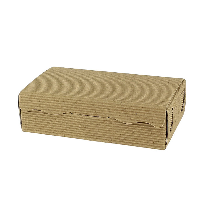 Box für Süßwaren Kraft 14x8x3,5cm (100 Stück) Box für Süßwaren Kraft 14x8x3,5cm (100 Stück)