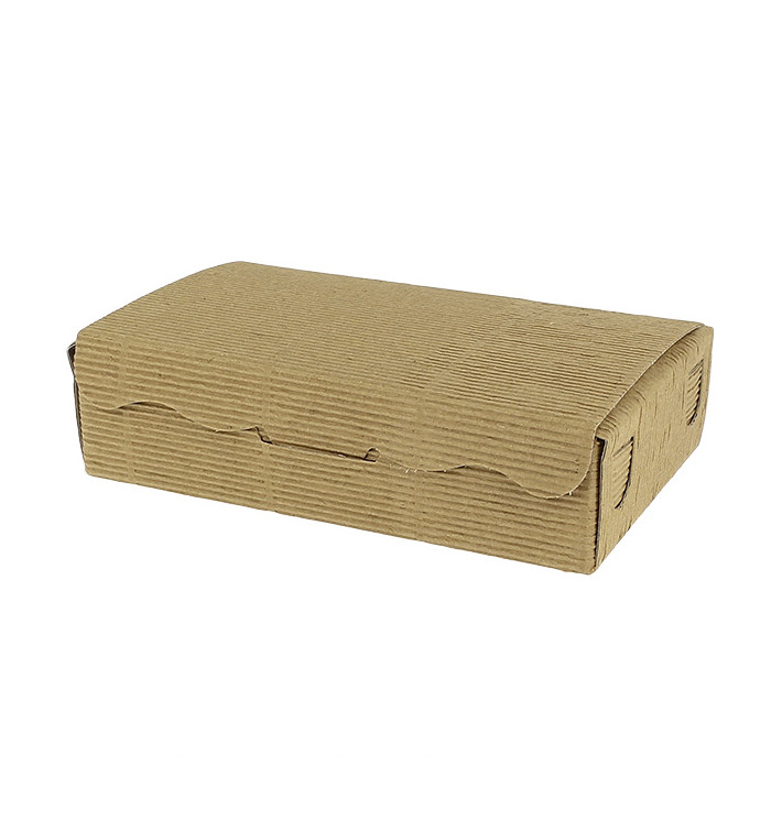 Box für Süßwaren Kraft 17x10x4,2cm (100 Stück) Box für Süßwaren Kraft 17x10x4,2cm (100 Stück)