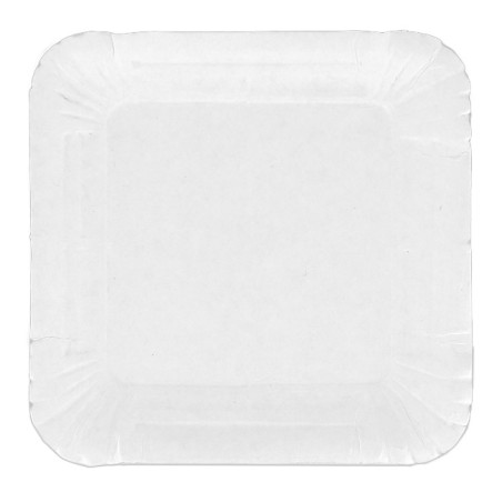 Pappschale Viereckig weiß 13x13cm (1.000 Stück)