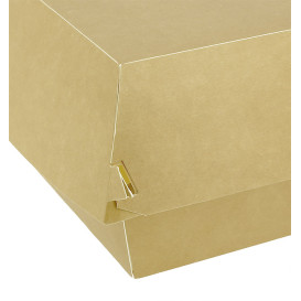 Verpackungen Hamburger Kraft XXL Doppeltem Verschlusskarton 13x13x9cm (50 Stück)