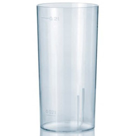 Becher aus Hartplastik für WHISKY 200ml (10 Stück)