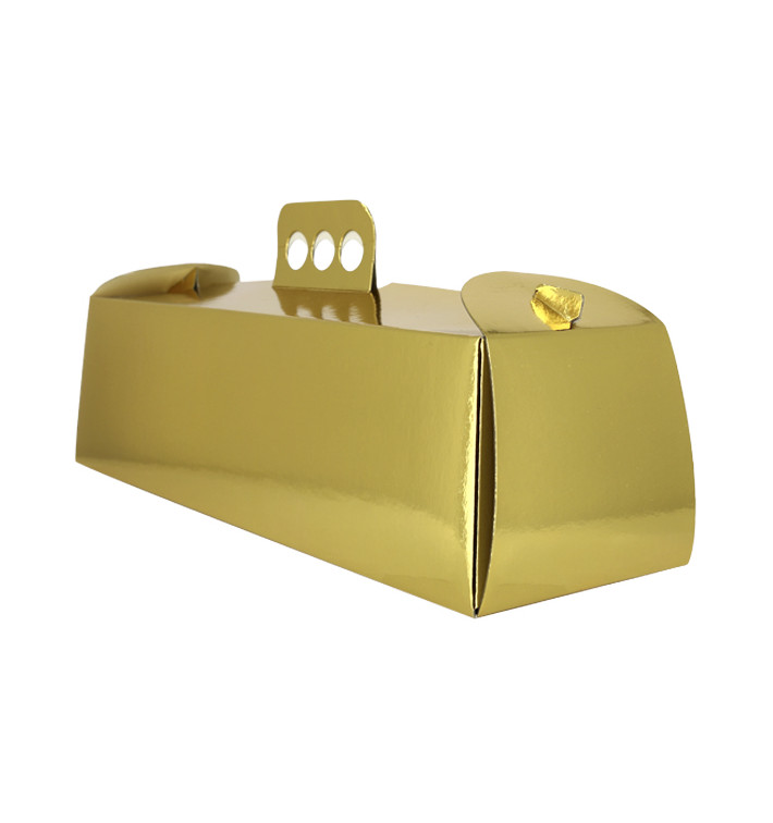 Pappkarton Gold 12,5x45,5x10,5 cm (100 Stück) Pappkarton Gold 12,5x45,5x10,5 cm (100 Stück)