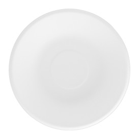 Teller Zuckerrohr-Fasern Tief Weiss Ø160mm (50 Stück)