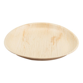 Palmblatt Teller Rund 25,0 cm (25 Stück)