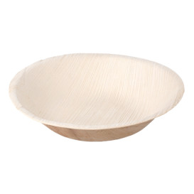 Palmblattschale rund 16,5x3,5cm (25 Stück)
