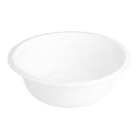 Schüssel Zuckerrohr Weiß 500ml (50 Stück)