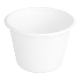 Soβenbecher aus Zuckerrohr Weiß 140ml (1.000 Stück)