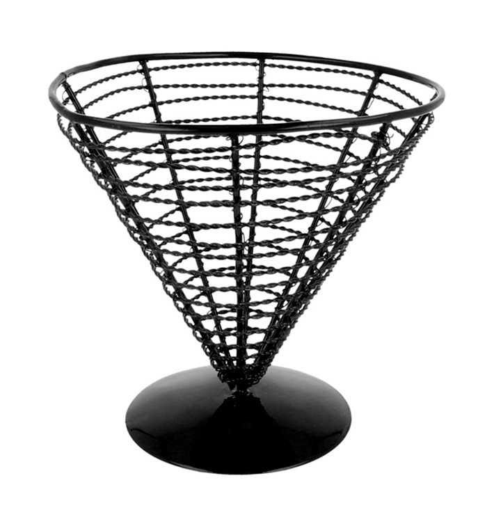 Halter für 1 Pommestüte Korb Ø180x175mm (6 Stück) Halter für 1 Pommestüte Korb Ø180x175mm (6 Stück)