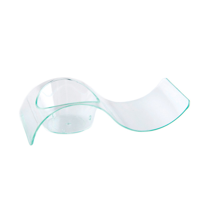 Plastikteller Gewellt Water Green 9,5x4,2cm (50 Stück) Plastikteller Gewellt Water Green 9,5x4,2cm (50 Stück)