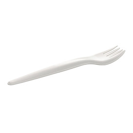 Papiergabel Weiß 17cm (50 Stück)