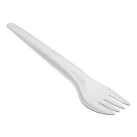 Papiergabel Weiß 17cm (50 Stück)
