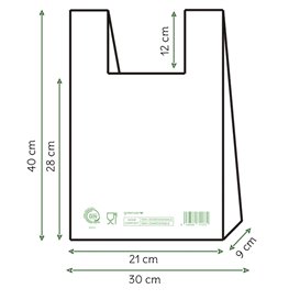 Hemdchenbeutel Home Compost “Classic” 30x40cm (100 Stück)