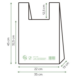 Hemdchenbeutel Home Compost “Classic” 35x45cm (1.000 Stück)