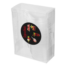 Häppchen-Löffel Plastik Transparent 12cm (100 Stück)