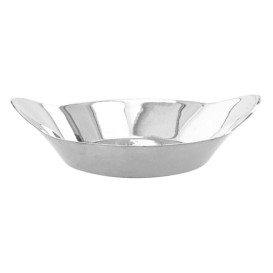 Servierschüssel Plastik Oval Silber 30ml 8x2cm (500 Stück)