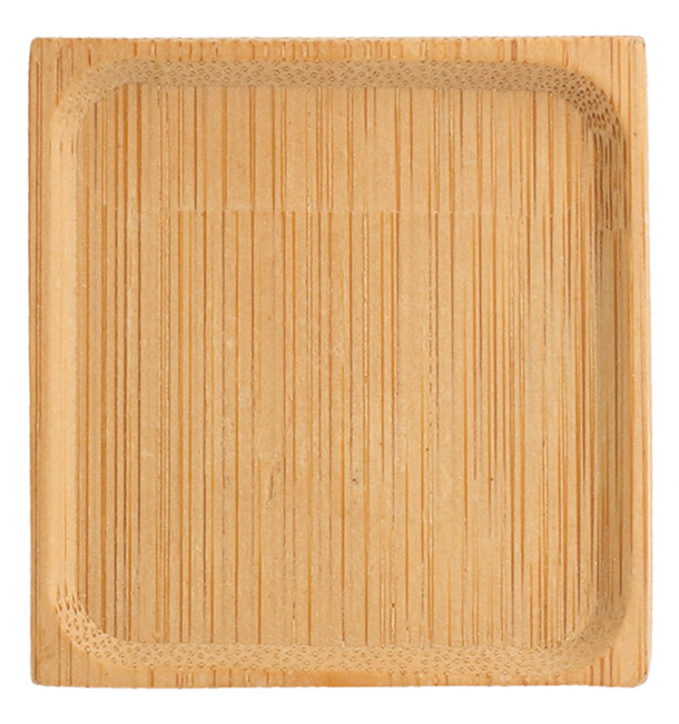 Häppcheneller aus Bambus Quadratisch 6x6cm (24 Stück)