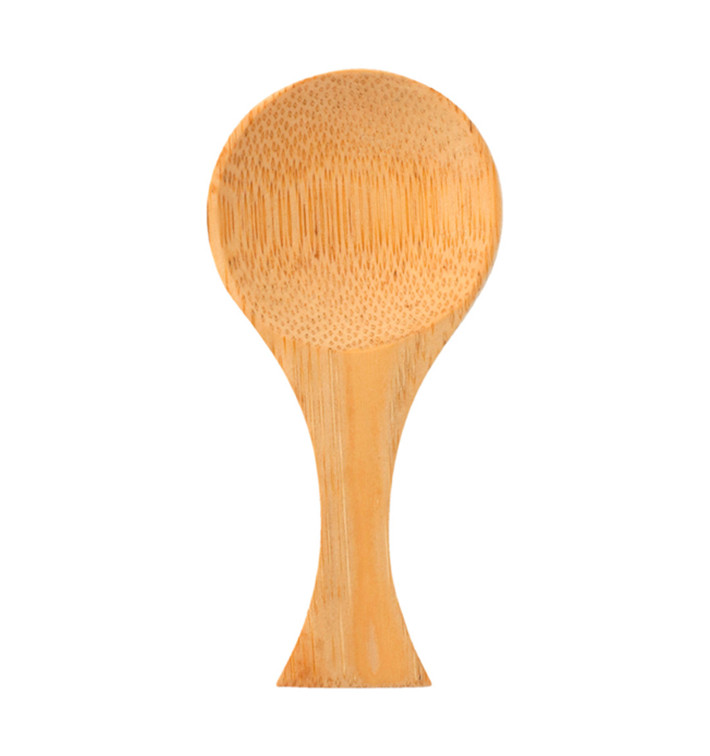 Servierlöffel aus Bambus klein Tenis 9cm (50 Stück) Servierlöffel aus Bambus klein Tenis 9cm (50 Stück)