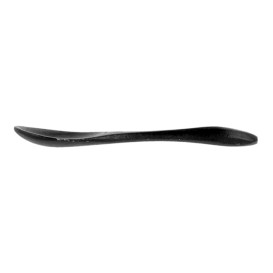 Teelöffel aus Bambus schwarz 9cm (50 Stück)