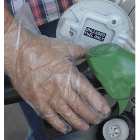 Handschuhe aus Polyethylen Geprägt Transparent (10000 Stück)