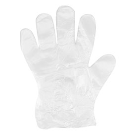 Handschuhe aus Polyethylen Geprägt Transparent (100 Stück)