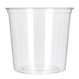 Plastickschale Kompostierbar PLA Transparent 720ml (50 Stück)