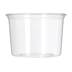 Plastickschale Kompostierbar PLA Transparent 480ml (50 Stück)