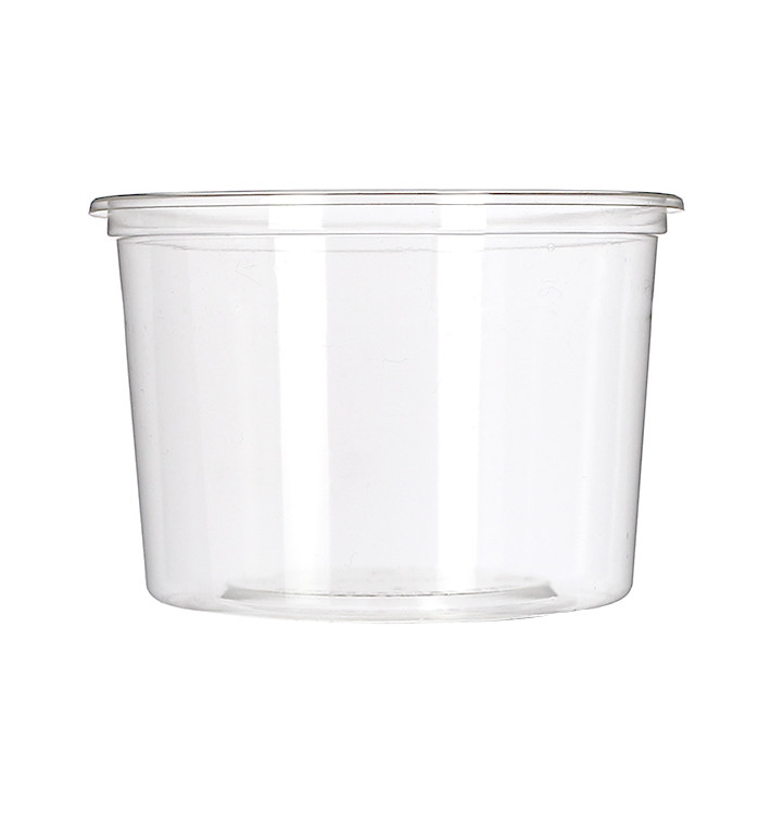 Plastickschale Kompostierbar PLA Transparent 480ml (600 Stück) Plastickschale Kompostierbar PLA Transparent 480ml (600 Stück)