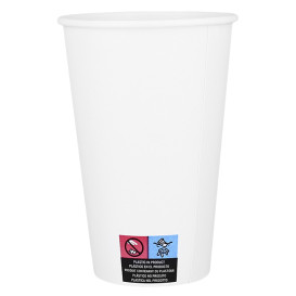 Kaffeebecher weiß ECO 16Oz/480ml Ø9cm (50 Stück)