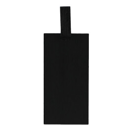 Mini-Bambusschaufel Schwarz Tapas 10x5 cm (100 Stück)